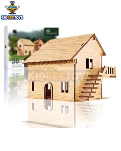 پازل چوبی سه بعدی طرح خانه