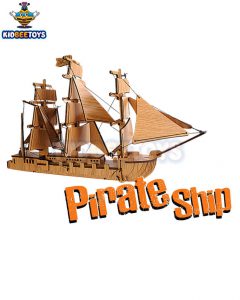 پازل چوبی سه بعدی کشتی دزدان دریایی