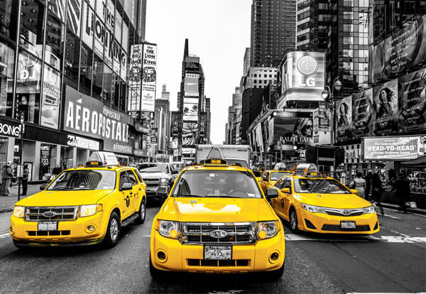 اسباب بازی پازل طرح تاکسی نیویورک