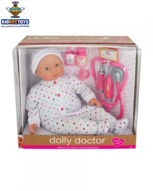 عروسک نوزاد با وسایل پزشکی