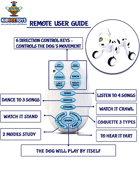 ربات اسباب بازی کنترلی طرح سگ 619