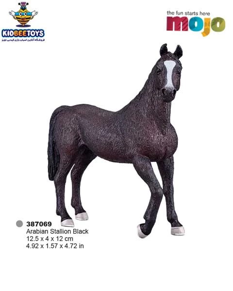 فیگور اسب عربی سیاه موژو