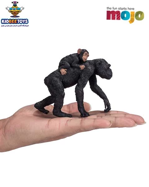 فیگور شامپانزه با بچه موژو