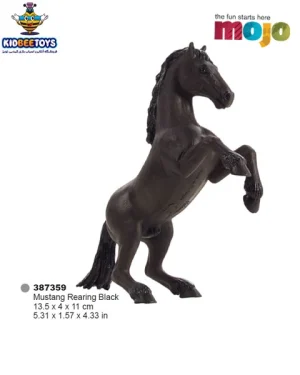 فیگور اسب موستانگ سیاه ایستاده موژو