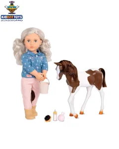 عروسک دختر با اسب