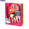 عروسک دختر با اسب
